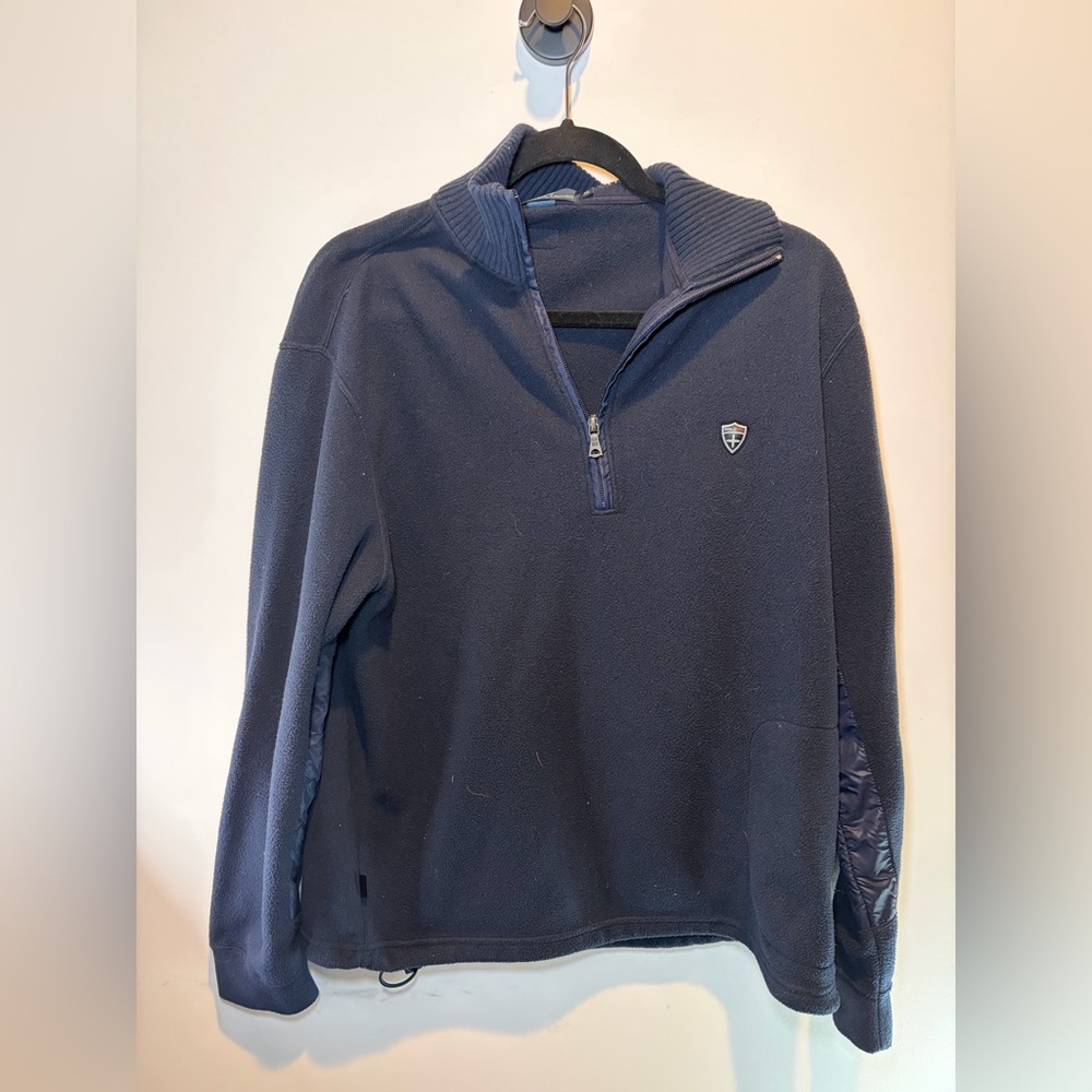 Polo Ralph‎ Lauren Men's Dark Blue Quarter Zip Sweater